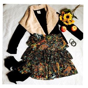 💐Boho Ruffle-Tiered Skirt🛍